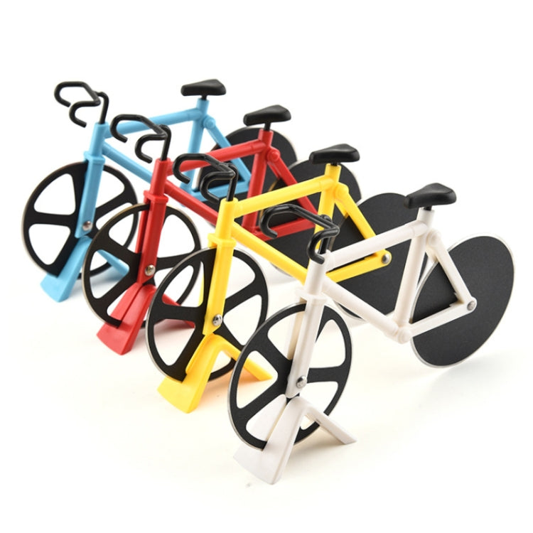 Stainless Steel Bicycle Pizza Cutter Knife Cake Cutter Creative Hob Random Color Delivery