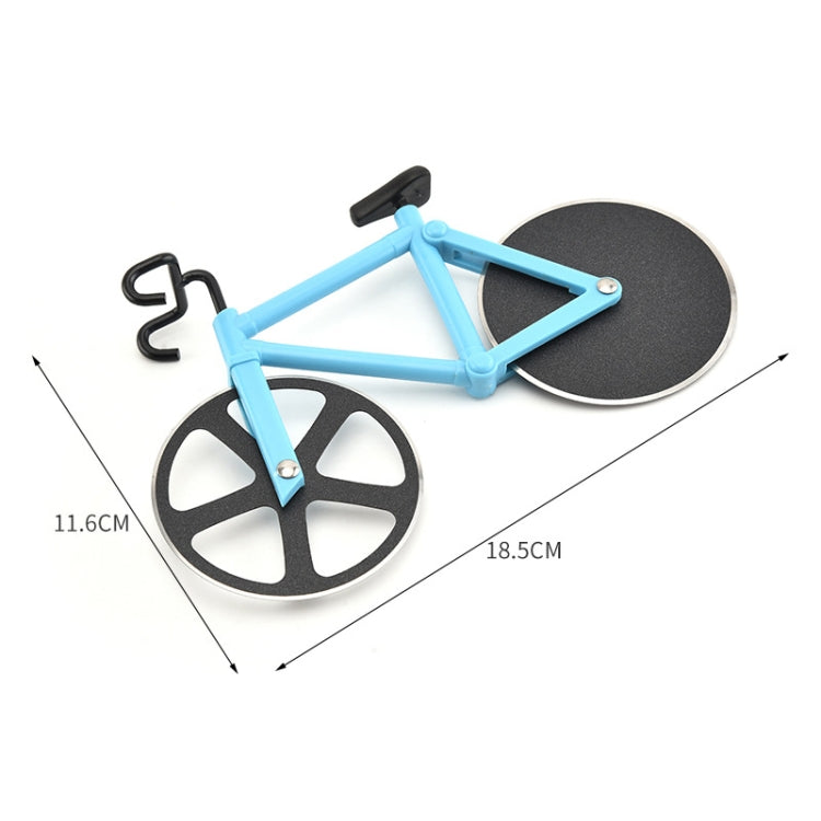 Stainless Steel Bicycle Pizza Cutter Knife Cake Cutter Creative Hob Random Color Delivery