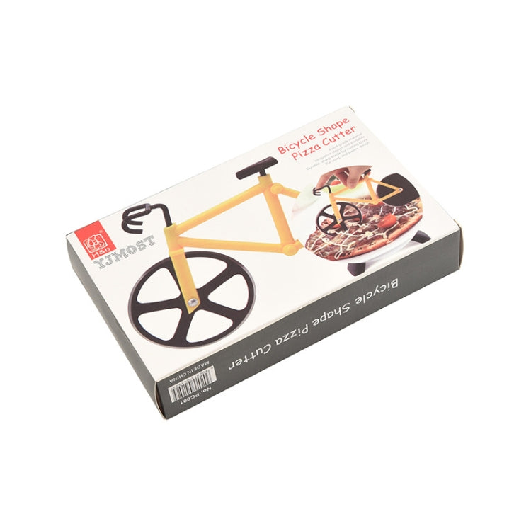 Stainless Steel Bicycle Pizza Cutter Knife Cake Cutter Creative Hob Random Color Delivery