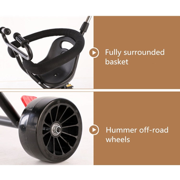 One-click Folding Baby Stroller, Color:Black1 Umbrella Cushion Basket