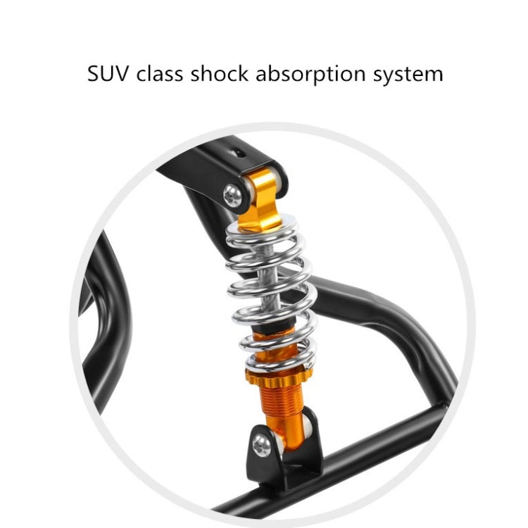 One-click Folding Baby Stroller, Color:Black1 Umbrella Cushion Basket