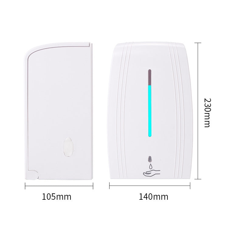 1000ML Hand-disinfection Machine Without Punching Wall-mounted Automatic Induction Soap Dispenser, Style:Gel Drops