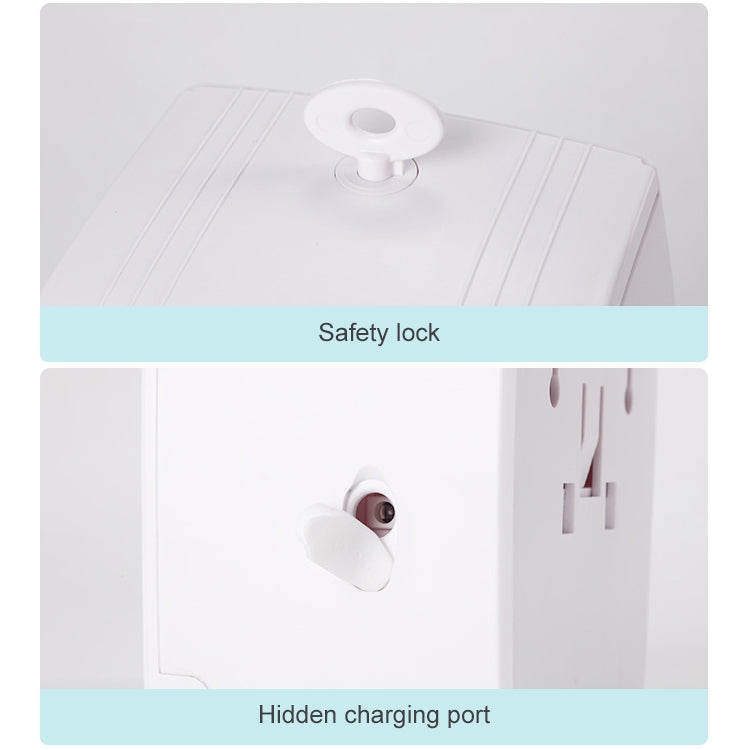 1000ML Hand-disinfection Machine Without Punching Wall-mounted Automatic Induction Soap Dispenser, Style:Gel Drops