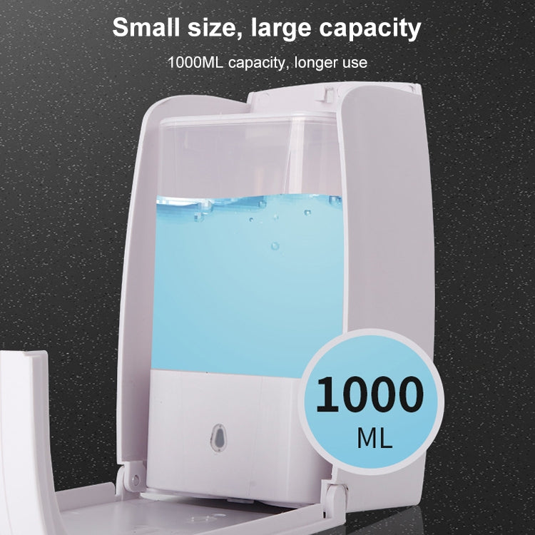 1000ML Hand-disinfection Machine Without Punching Wall-mounted Automatic Induction Soap Dispenser, Style:Gel Drops