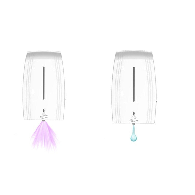 1000ML Hand-disinfection Machine Without Punching Wall-mounted Automatic Induction Soap Dispenser, Style:Spray Disinfection