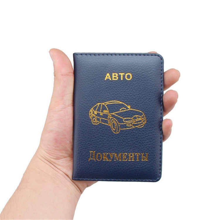 3 PCS Russian Driver License Holster Leather Case