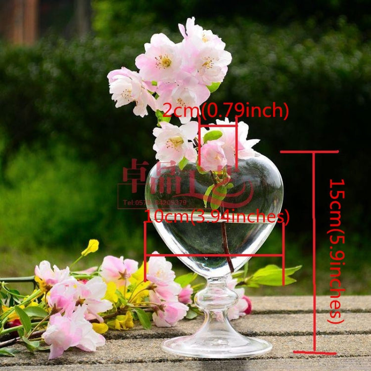 Creative Love Glass Vase Home Decoration