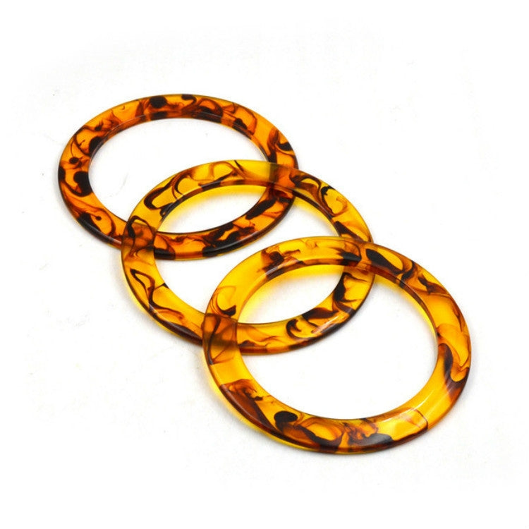 3 PCS Circle Resin Handmade Bag Handle