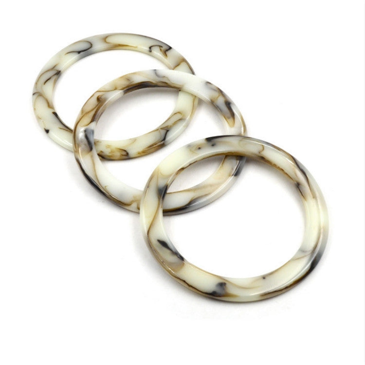 3 PCS Circle Resin Handmade Bag Handle
