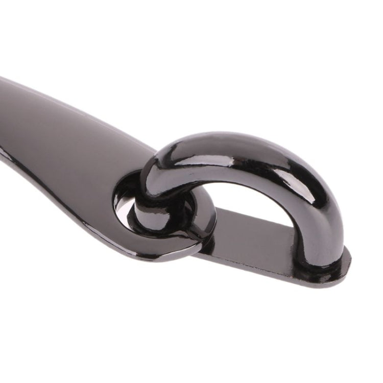 2 PCS Luggage Ardware Accessories Semi-circular Handle, Color:Black