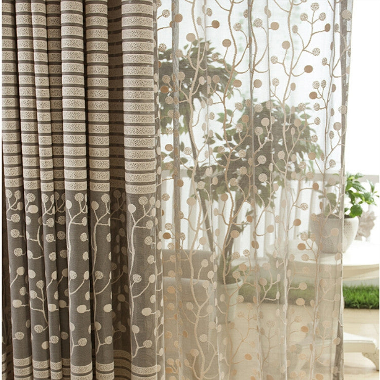2m Breathable Blackout Bedroom Living Room Curtain Balcony Decoration