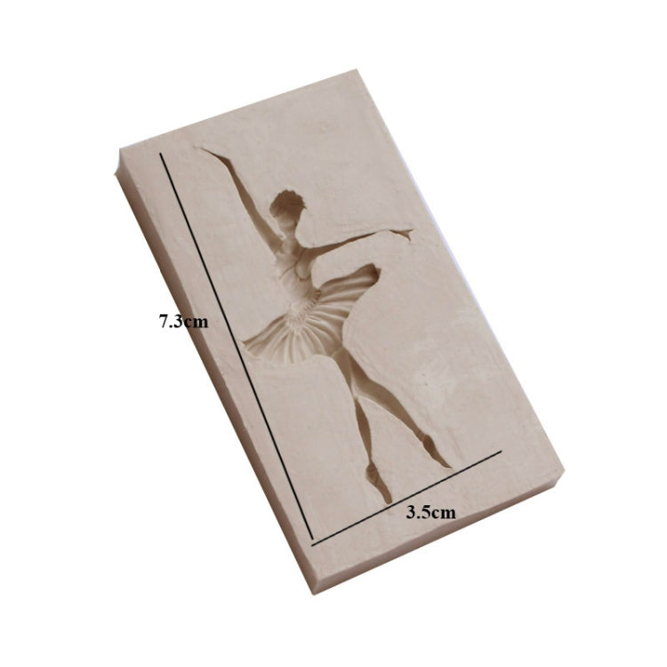 Ballet Dancing Girl Shape Silicone Fondant Mold Cake Decorating Tools Chocolate Mold