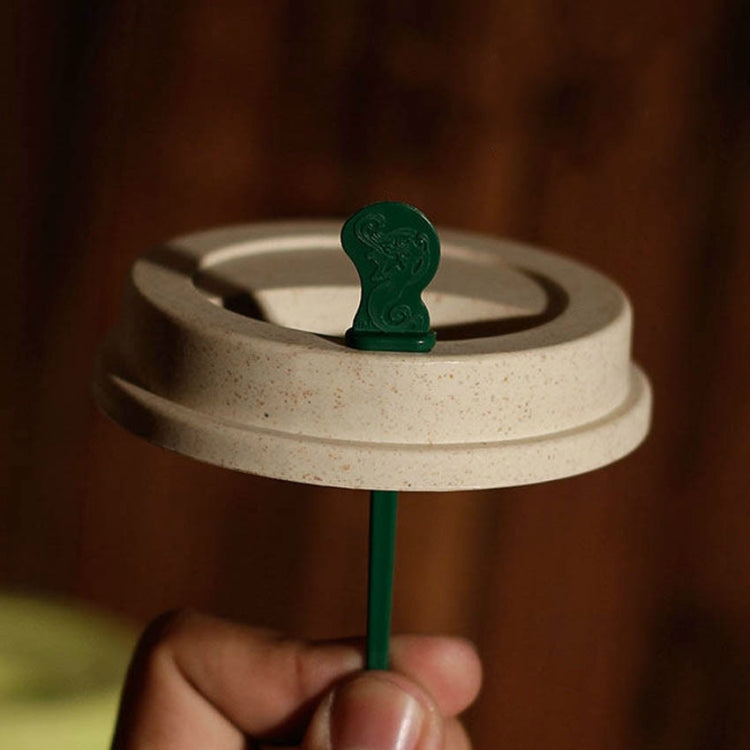 Portable Outdoor Picnic Travel Slip Insulation Insulated Straw Coffee Cup, Size:YW2629 350ml