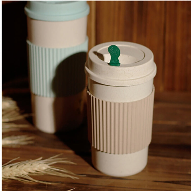 Portable Outdoor Picnic Travel Slip Insulation Insulated Straw Coffee Cup, Size:YW2627 550ml