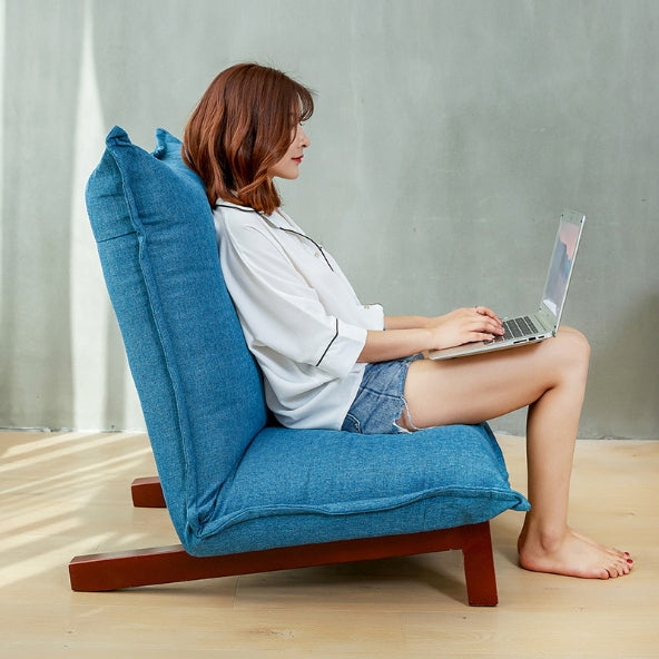 Folding Simple Backrest Window Chair Sofa Chair Recliner