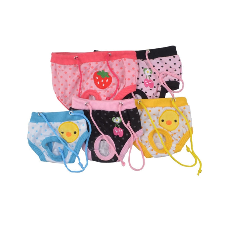 Cute Cotton Light and Breathable Pet Physiological Underwear, Size:S