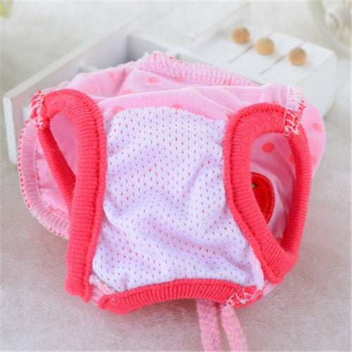 Cute Cotton Light and Breathable Pet Physiological Underwear, Size:M