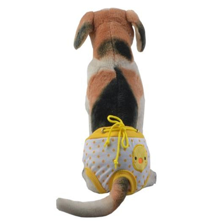 Cute Cotton Light and Breathable Pet Physiological Underwear, Size:L
