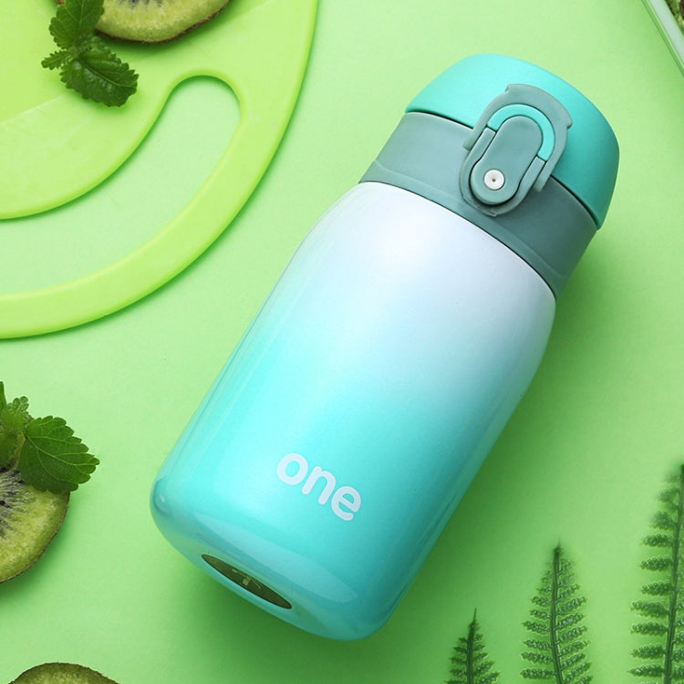 Gradient Color Baby Stainless Steel Milk Thermos Children Insulated Bottle Leak-poof Thermal Cup