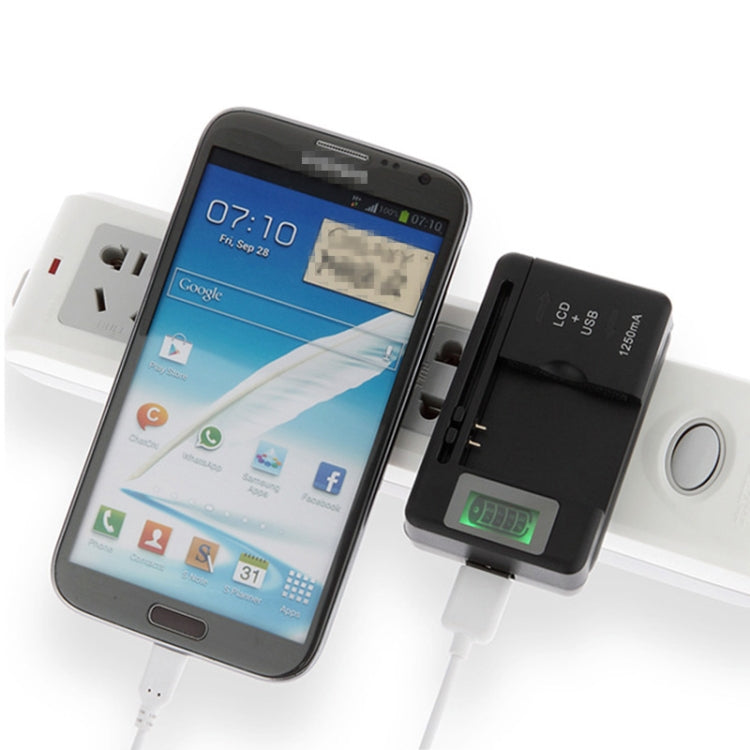 Intelligent LCD Indicator Display USB Port Universal Battery Charger,