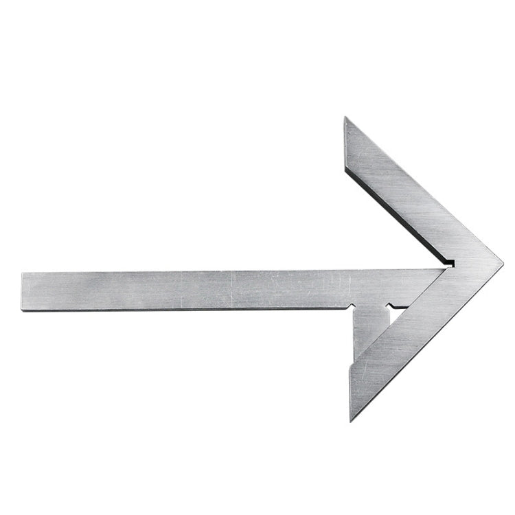 100x70 High Precision Stainless Steel Center Angle Gauge Ruler Protractor