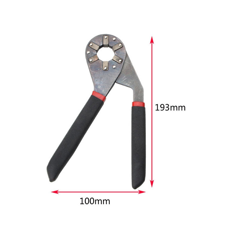 8 Inch Multifunctional Adjustable Clamp Wrench Spanner