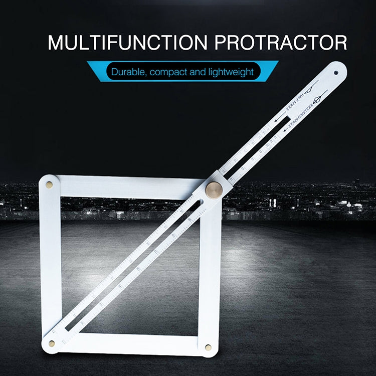 Multi-function Diagonal Ruler Protractor Corner Angle Finder, Ordinary Version