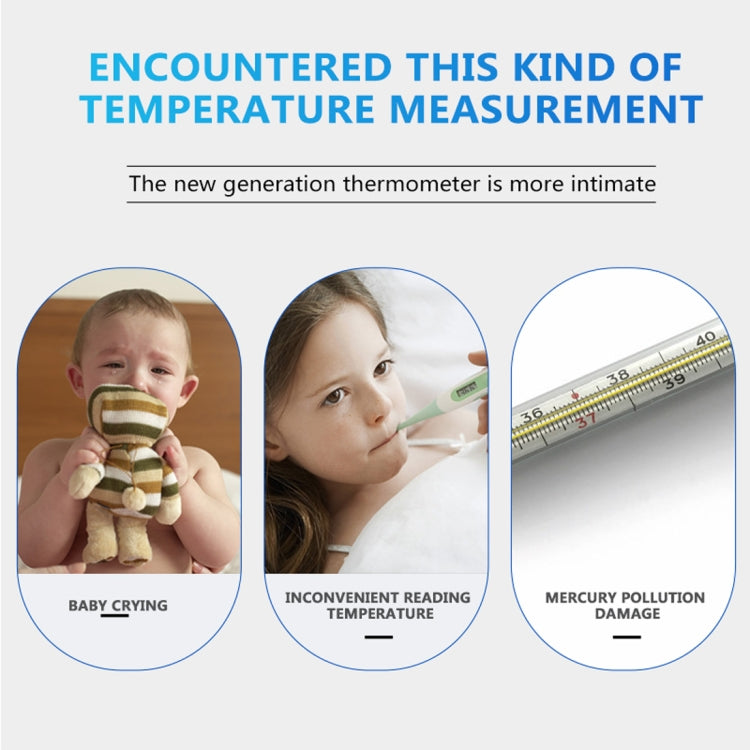 HAMTOD J03 Non-contact Forehead Infrared Thermometer for Baby Kids Adults, 1 Second Measurement(White)