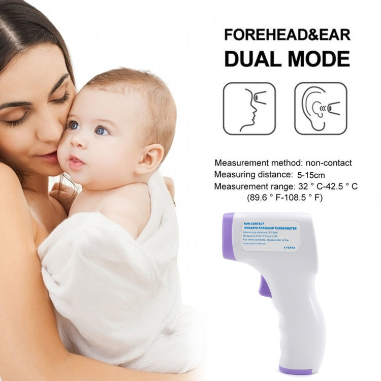 F2 Non-contact Forehead Body Infrared Thermometer(Purple)