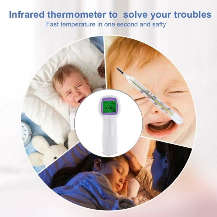 F2 Non-contact Forehead Body Infrared Thermometer(Purple)