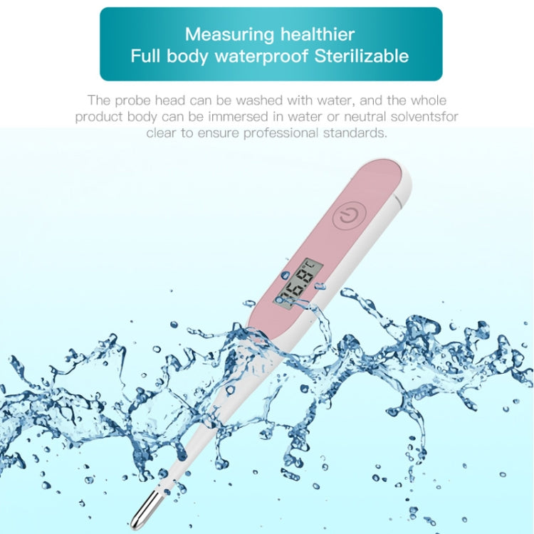 20s Quick Test Fever Measurement Electronic Digital Thermometer Body Temperature(Blue)