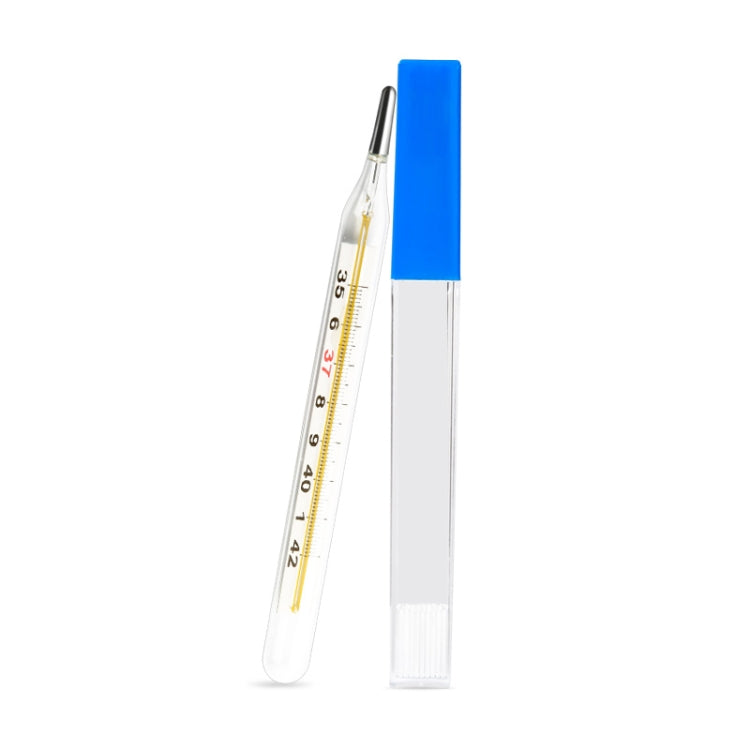 Mercury Clear-Scale Household Adult Kids Armpit Oral Glass Thermometer, Temperature Range: 35 Degree C - 42 Degree C
