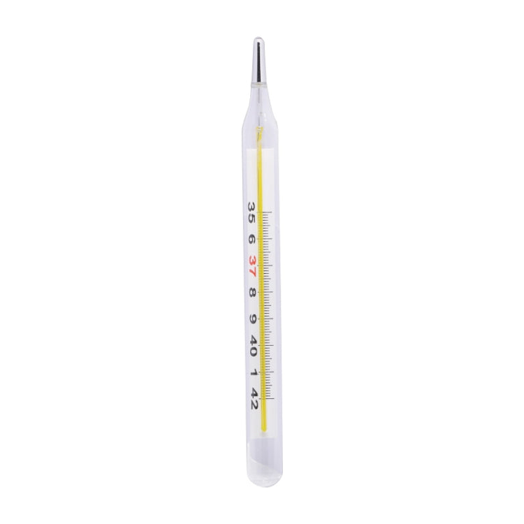 Mercury Clear-Scale Household Adult Kids Armpit Oral Glass Thermometer, Temperature Range: 35 Degree C - 42 Degree C
