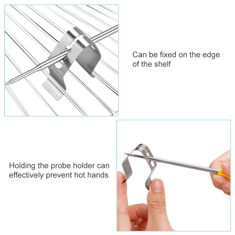 Home Kitchen BBQ Grill Probe Holder, Specification: Three Hole Probe Holder