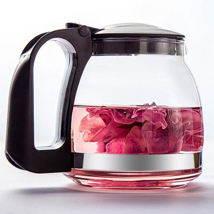 Large-capacity Stainless Steel Heat Resistant Glass Filter Tea Pot, Capacity: 750ml
