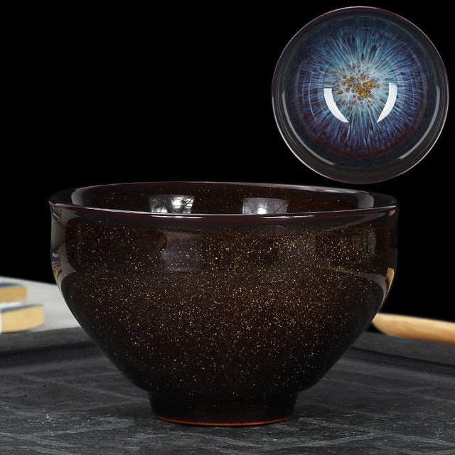 Kiln Transmutation Kongfu Bowl Ceramic Tea Cup, 06, Capacity: 160ml, Size: Large, 8.7x5.2cm
