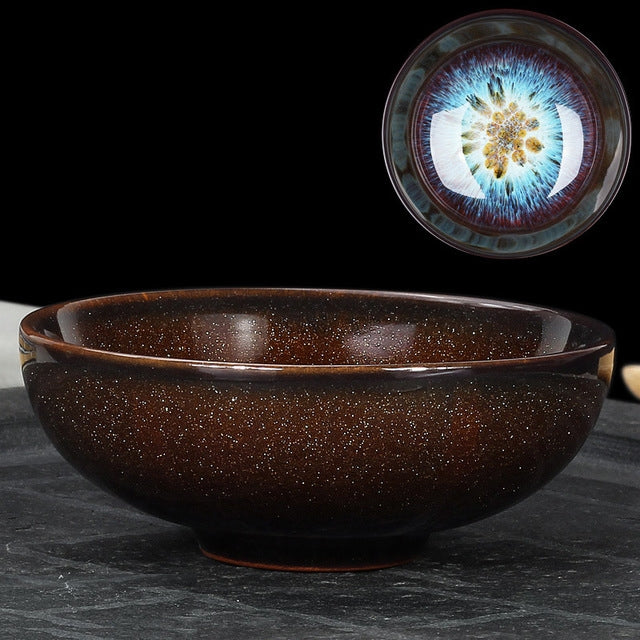 Kiln Transmutation Kongfu Bowl Ceramic Tea Cup, 01, Capacity: 75ml, Size: Large, 7.7x2.8cm