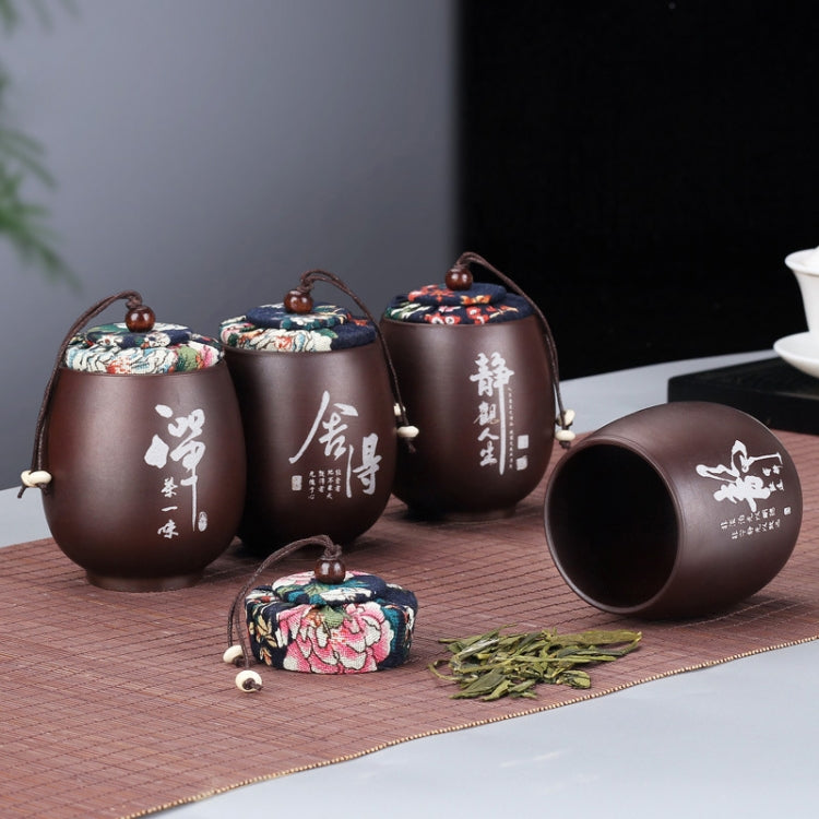 6 PCS Ceramic Tea Cans Mini Storage Tanks
