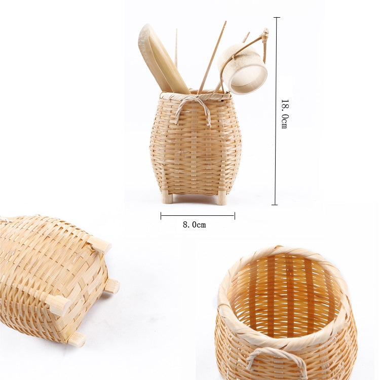 Handmade Bamboo Weaving Kongfu Tea Set Accessories