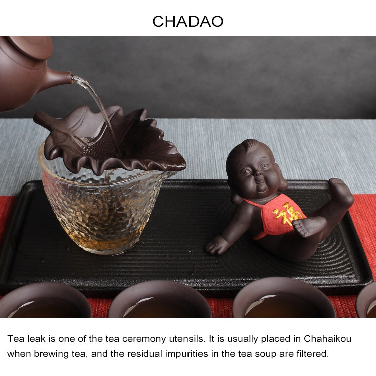 Creative Purple Sand Tea Leak Tea Strainer Tea Ceremony Accessories (PJ180730-4)