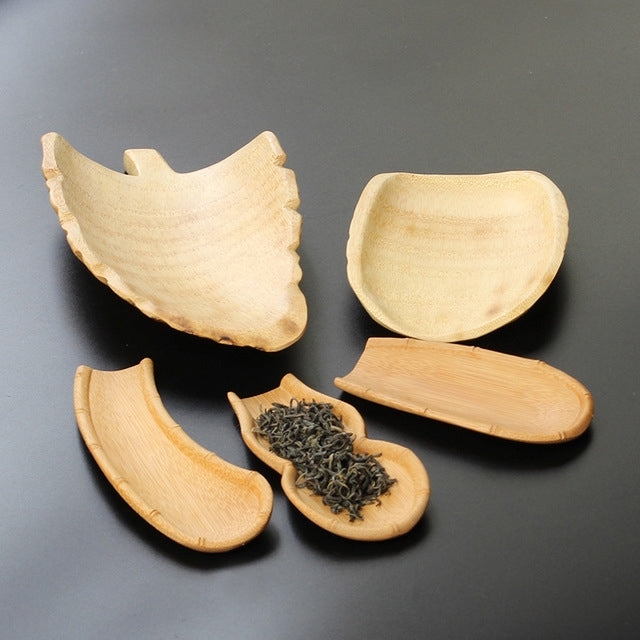 Tea Set Accessories Handmade Natural Bamboo Root Tea Shovel (PJ181206-2)