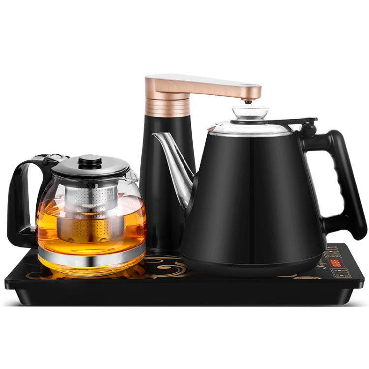 Automatic Stainless Steel Household Pumping Electric Kettle Tea Set (Dark Blue Rubber)