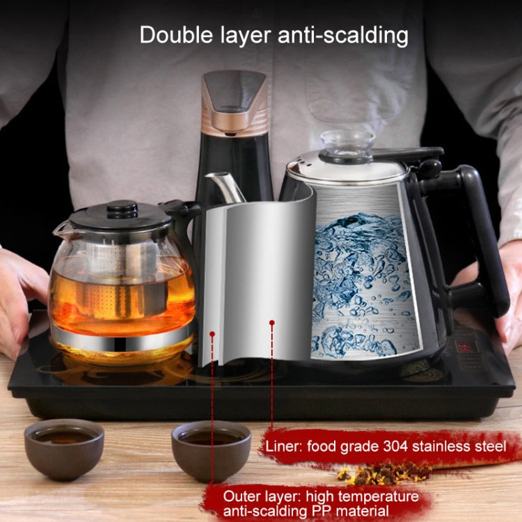 Automatic Stainless Steel Household Pumping Electric Kettle Tea Set (Dark Blue Rubber)