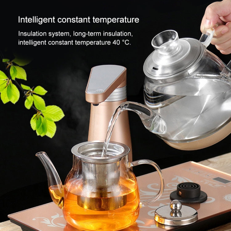 Fully Automatic Water Electric Kettle Glass Tea Maker Household Insulation Self-priming Pumping Kettle Tea Set (Glass Insulation)