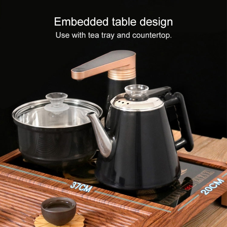 Fully Automatic Water Electric Kettle Home Cooking Water Bottle Pumping Electric Tea Stove Set (Champagne Gold Rubber)