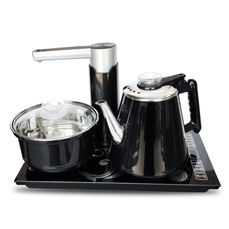 Fully Automatic Water Electric Kettle Home Cooking Water Bottle Pumping Electric Tea Stove Set (Black Disinfection)