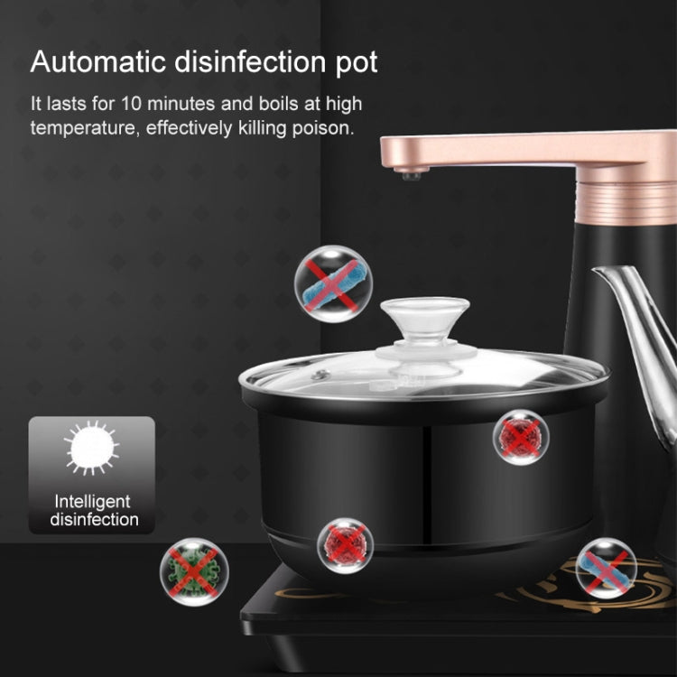 Fully Automatic Water Electric Kettle Home Cooking Water Bottle Pumping Electric Tea Stove Set (Black Disinfection)
