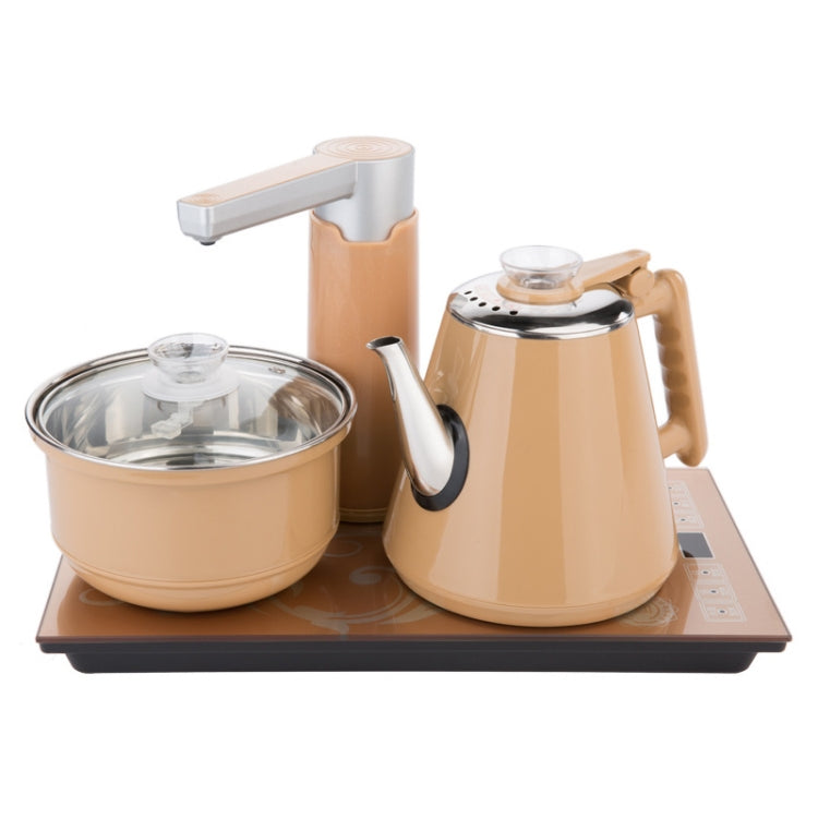 Fully Automatic Water Electric Kettle Home Cooking Water Bottle Pumping Electric Tea Stove Set (Gold Disinfection)