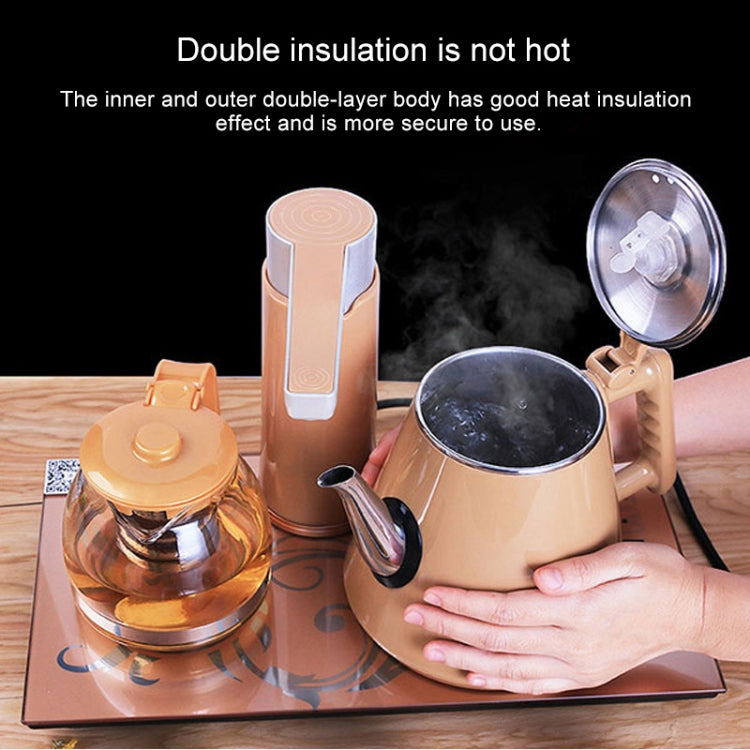 Intelligent Induction Cooker Self-absorption Kettle Household Pumping Tea Set (Gold Rubber)