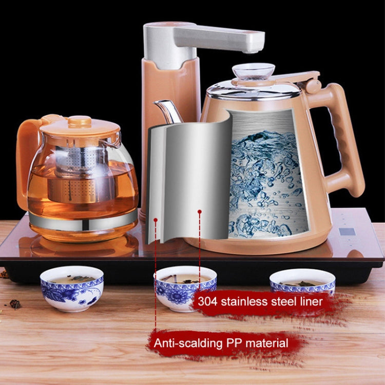 Intelligent Induction Cooker Self-absorption Kettle Household Pumping Tea Set (Gold Rubber)